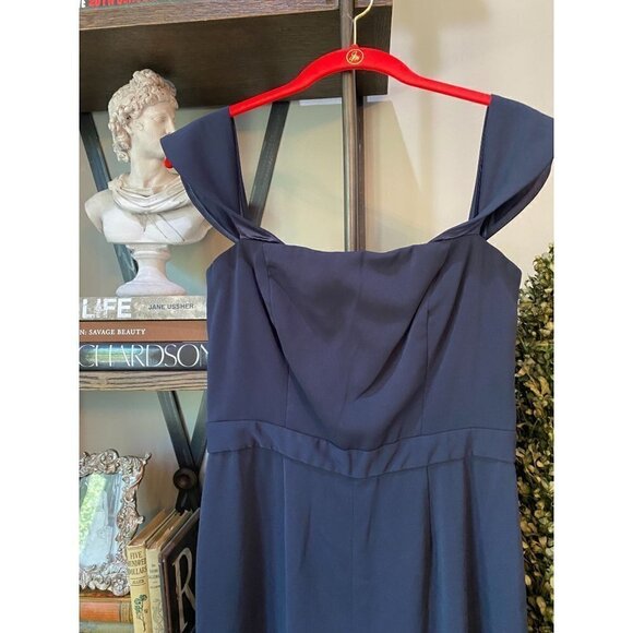 Jay Godfrey Brin Jumpsuit Midnight Navy Women's Size 8 - Picture 5 of 13